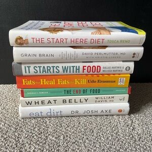 Best Food, Health, Eating, Gluten Free Educational Book Stack (6 books)